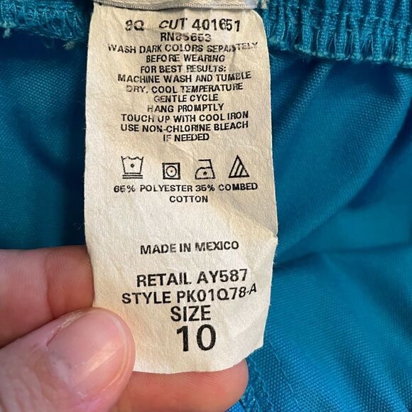 Napa Valley Women’s Blue Pants Size 10P - Picture 5 of 5